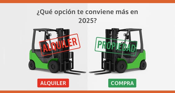 Comparativa entre alquiler y compra de carretillas elevadoras