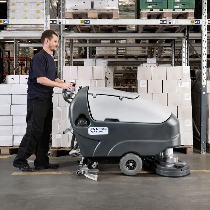 Fregadora Nilfisk SC800 - detalle de máquina